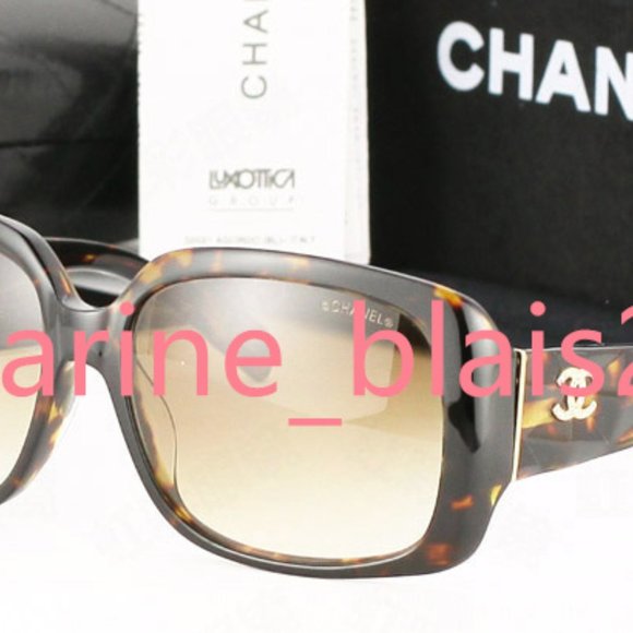 100% genuine authentic CHANEL 5149 B 714 dark havana brown sunglasses crystals - Picture 7 of 11